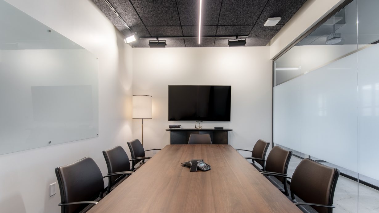 There are conference rooms of all sizes for all kinds of meetings.