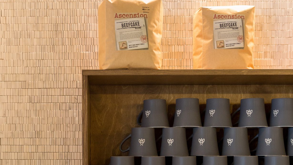 The coffee at Industrious is always craft, like this blend from Dallas roastery Ascension.