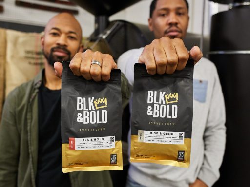 Pernell Cezar and Rod Johnson, the cofounders of BLK & Bold. (Courtesy BLK & Bold)