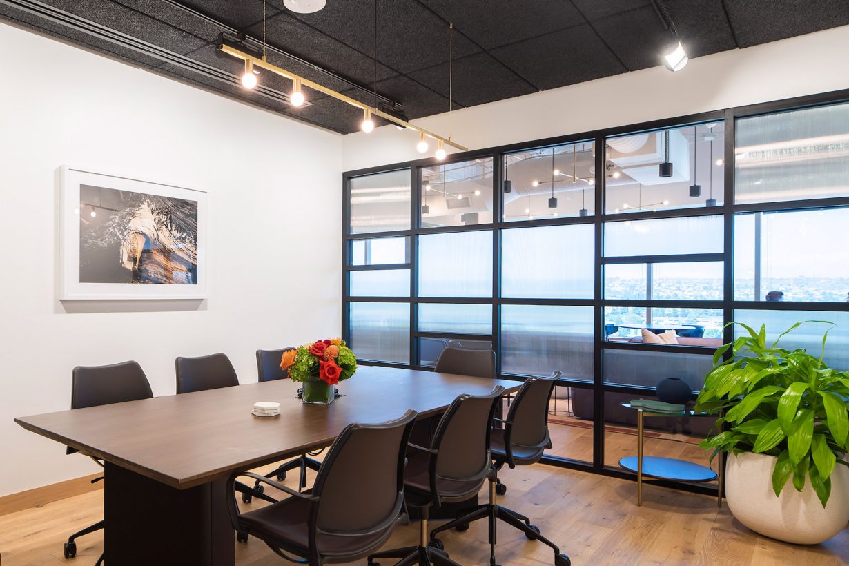 Natural light fills the private offices, suites, and meeting rooms of Industrious Playa District.