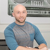 Picture shows Sean Wolfinger - Community Manager