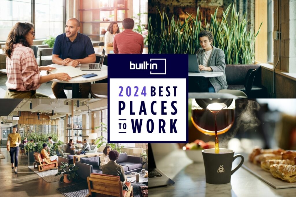 Industrious earns placements on Built In's 2024 Best Places to Work awards lists.